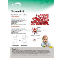 Nootrope Rohstoffe Vitamin Serial / Benfotiamine / Folsäure / Niacin / Pyridoxin Hydrochlorid (Vitamin B6) / Vitamin B12